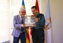 Courtesy Visit from new Guardia Commander