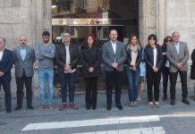 Orihuela silence in memory of Quesada death