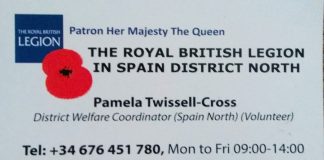 The Royal British Legion in Spain North
