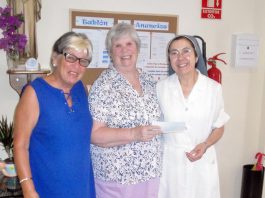 HELP donates to the Nuns of Sucina