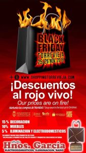 Black Friday has arrived at Hnos Muebles Garcia in Torrevieja