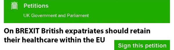 On BREXIT British expatriates should retain their healthcare within the EU