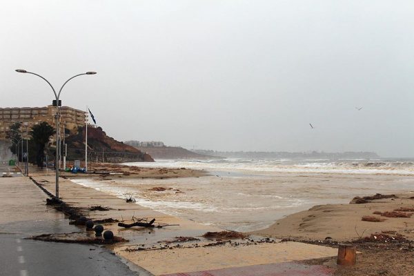 Campoamor beach has been hit hard