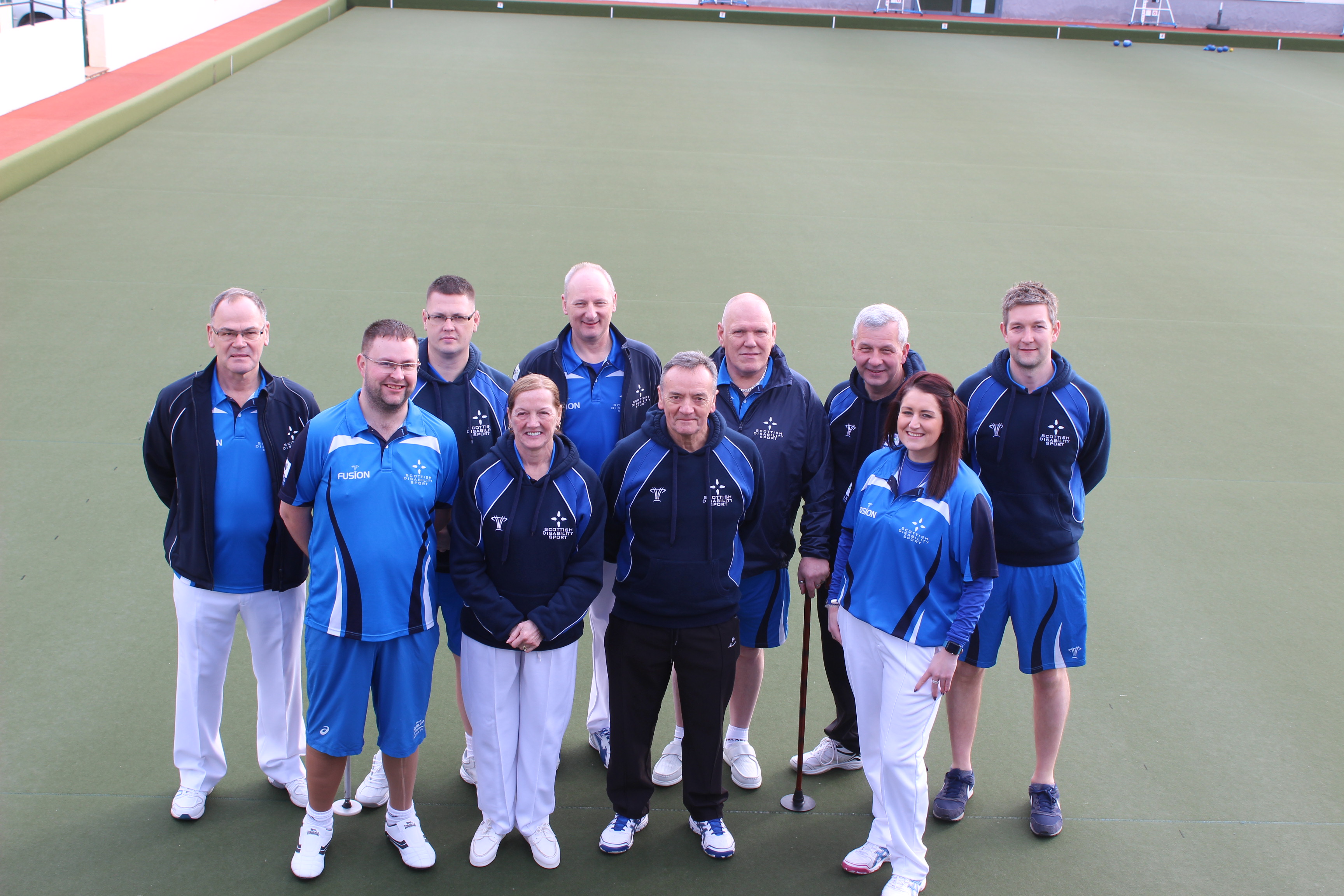 The Scotland Para Bowls Squad in Quesada