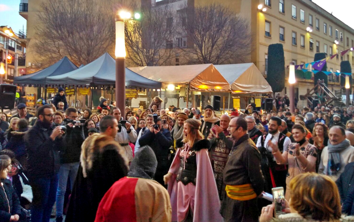 Spain’s largest Medieval Market gets underway despite the rain