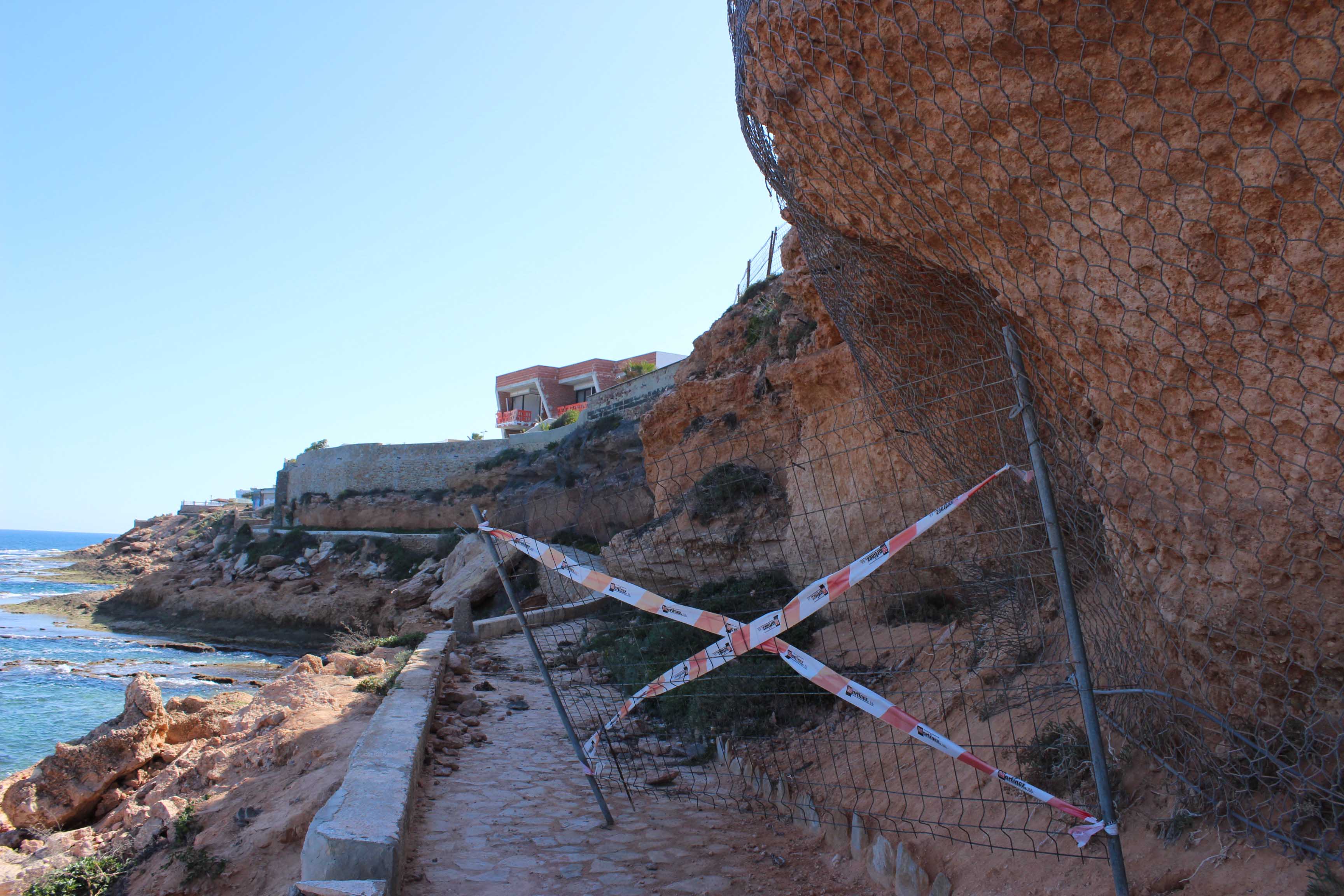 Much of this popular walkway has now been closed