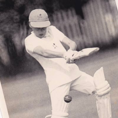 'Freddie' Flintoff at the wicket during his youth.