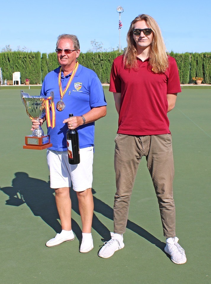 Peter Morgan and Terry Morgan - winners of the Mens Pairs in the Spanish Nationals Competition