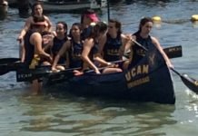 Inter Universities Regatta – Santiago de la Ribera UCAM in action in the XX edition of the Inter Universities Regatta. Photo: John Atkinson.