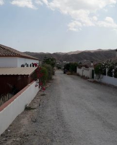 Calle Zoraida in Arboleas, a development promoted by Mr. Condrey.