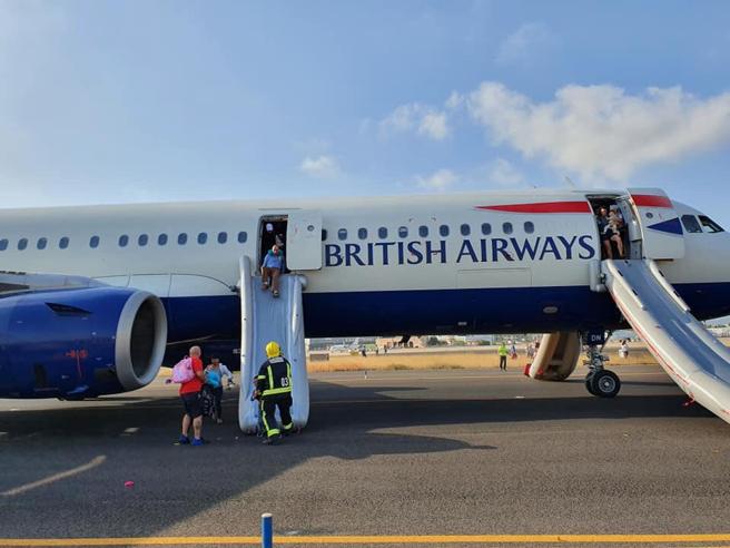 Firefighters have assisted passengers during evacuation (Lucy Brown)