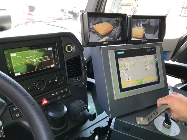 The interior of one of the new vehicles