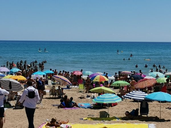 Emergency drills carried out on La Mata Beach