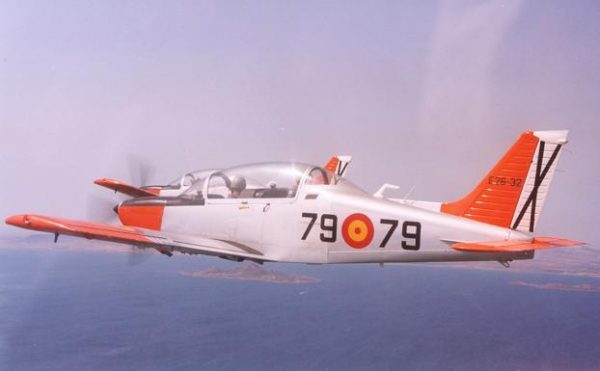 The Sieve trainer is used for all pilot traing at the Air Academy. The aircraft first entered service with the Spanish Air force in 1987
