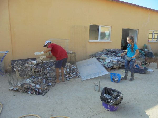 WATER DAMAGED FOOD IN THE ASOKA ORIHUELA REFUGE