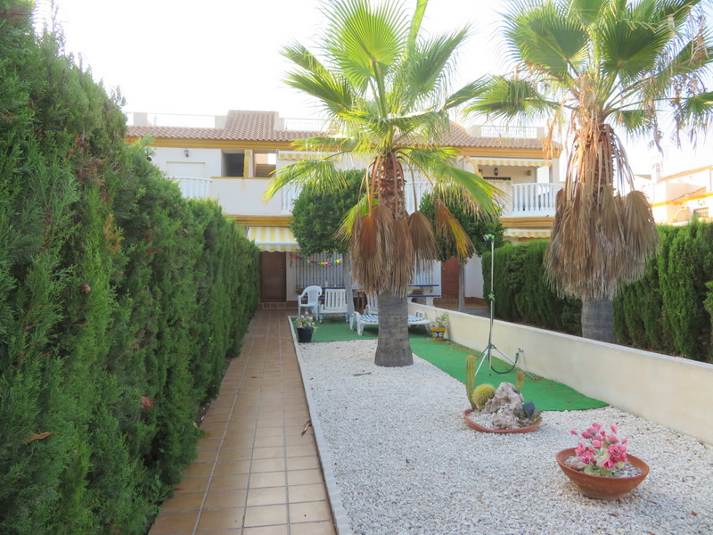 Front line 3 bedroom, 2 bathroom Cabo Roig property for sale townhouse with uninterrupted sea views