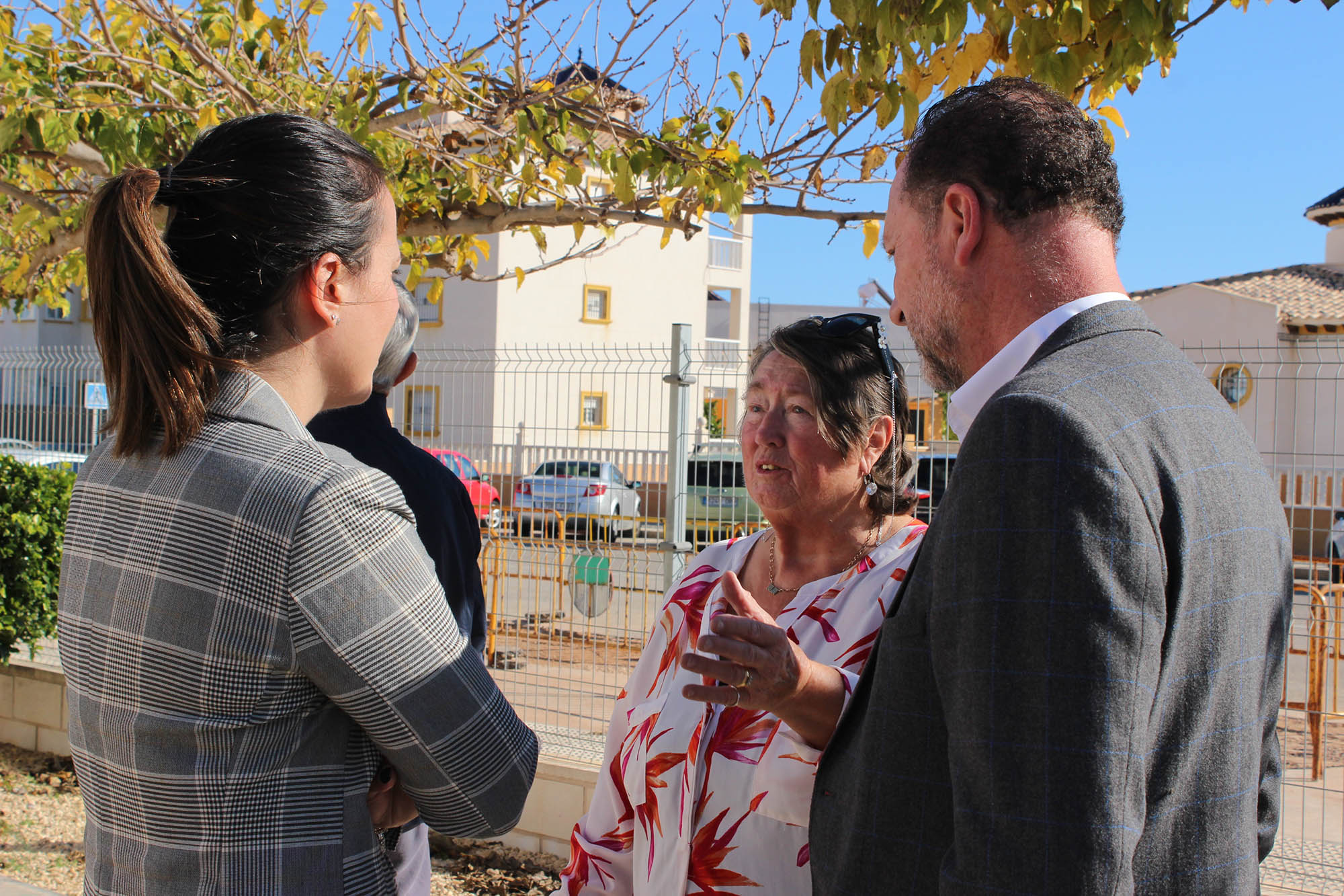 The mayor was shown around by Norah Bond