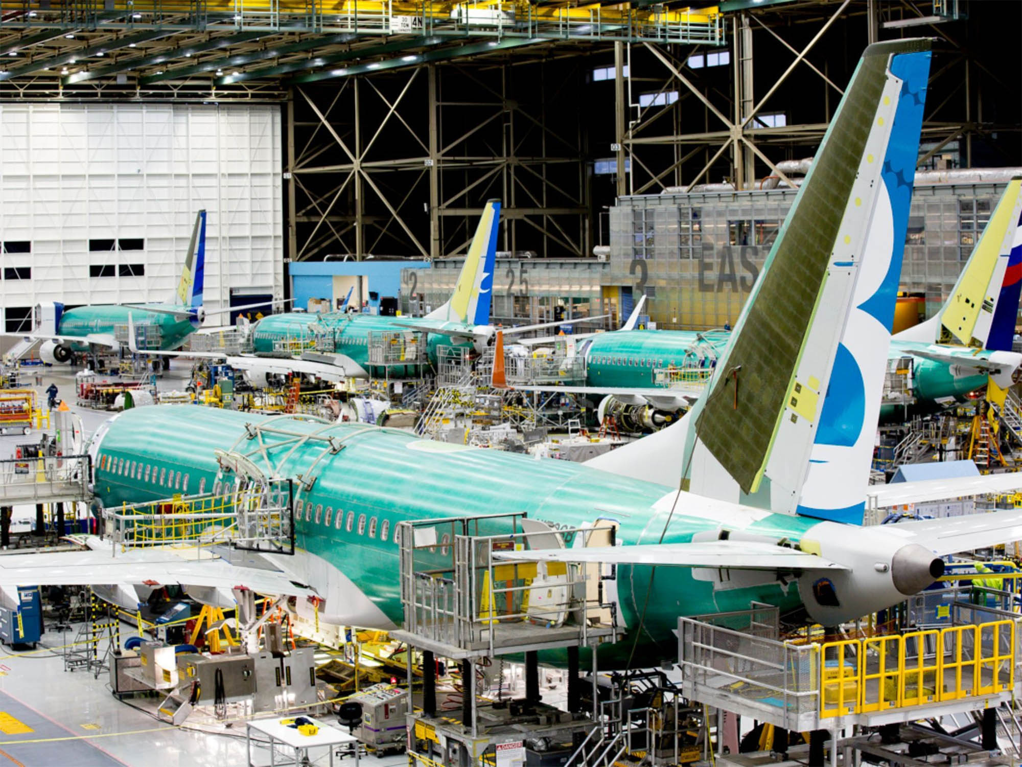 737 production line