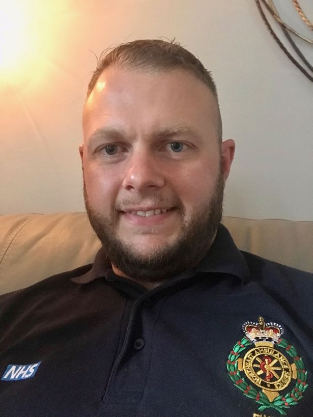 Volunteer first responder Paul Dowson attempted to help save the life of a man who died. Photo: North East Ambulance Service.