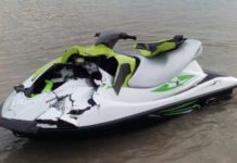 An eight year old girl dies in La Manga jet ski crash The crash occurred at the level of la Escuela de Pieter, a well-known bar in La Manga.