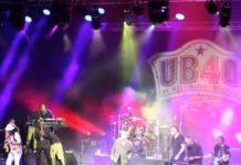 RED RED WINE Ali Campbell, Astro and Mickey Virtue in Torrevieja in 2018.