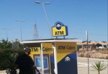 ATM cash machine stolen overnight outside bar in Los Montesinos
