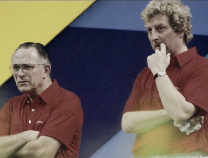 David-Bryant-and-Tony-Allcock-during-their-Pairs-final-World-Indoor-Bowls-Championships-Final-in-1991-at-Preston-Guild-Hall