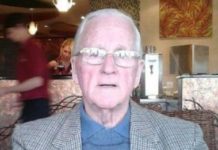 Paintings by National service veteran in Spain Freddie Harrison: vascular dementia lead to painting cease.