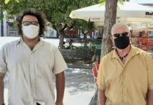 A Wake-Up Call audio Zac and Peter Taylor in Los Montesinos.