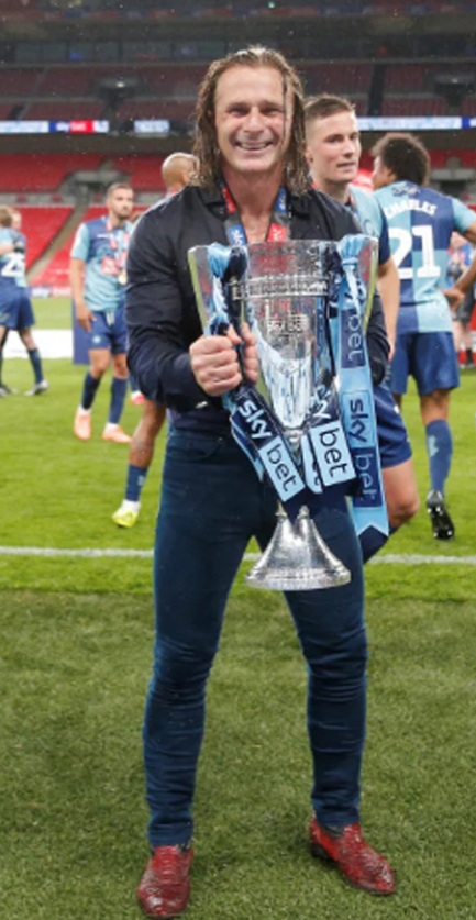 Gareth: Play-off winners Wycombe reach Championship.