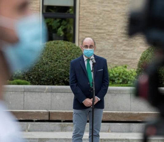 3,000 euros fine for not wearing mask – 60,000 euros fine for illegal parties Aragonese president, Javier Lambán.