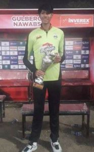 Giant 7ft 6in. Mudassir Gujjar set to become world's tallest cricketer.