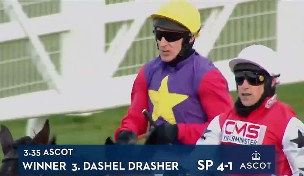 Dashel Drasher wins Grade 1 Betfair Ascot Chase