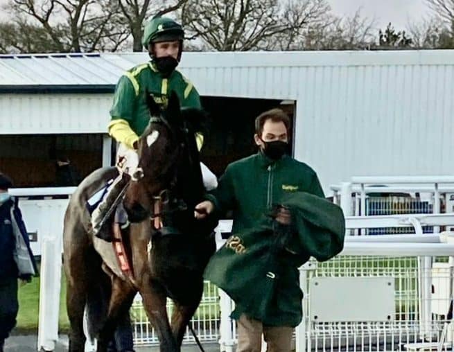 Bushypark Phil Kirby owner-trained tipped by fromthehorsesmouth.info Newcastle (3.10). Photo: Twitter.