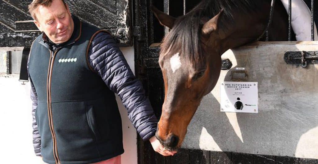 Altior with Nicky Henderson