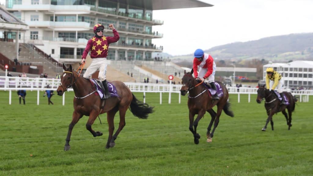 Tears of joy flowed from jockey Jack Kennedy's eyes after landing the WellChild Cheltenham Festival Gold Cup on board Minella Indo
