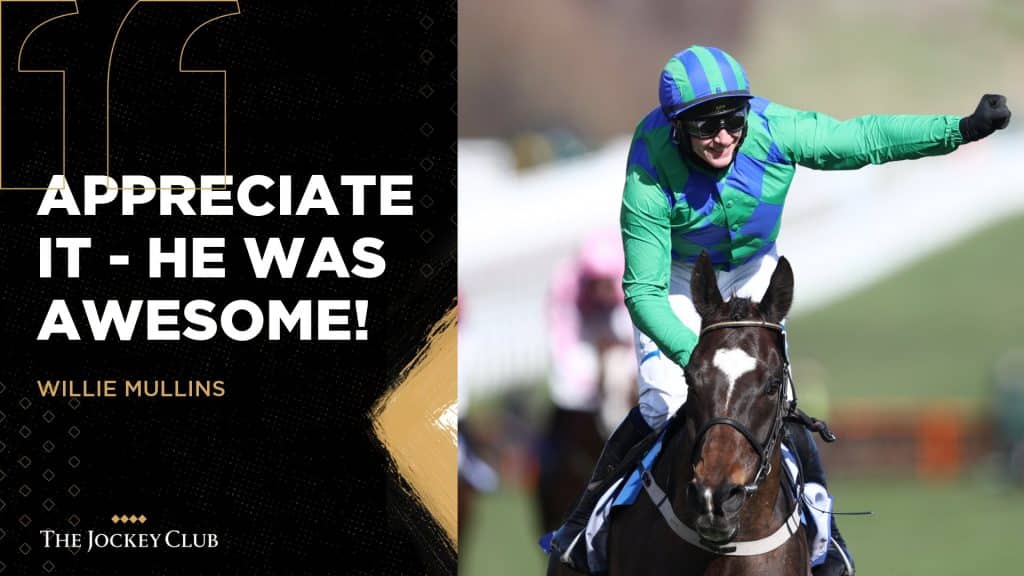 Appreciate It outclasses them all in the @SkyBet Supreme Novices' Hurdle, to give trainer @WillieMullinsNH a seventh win in the race