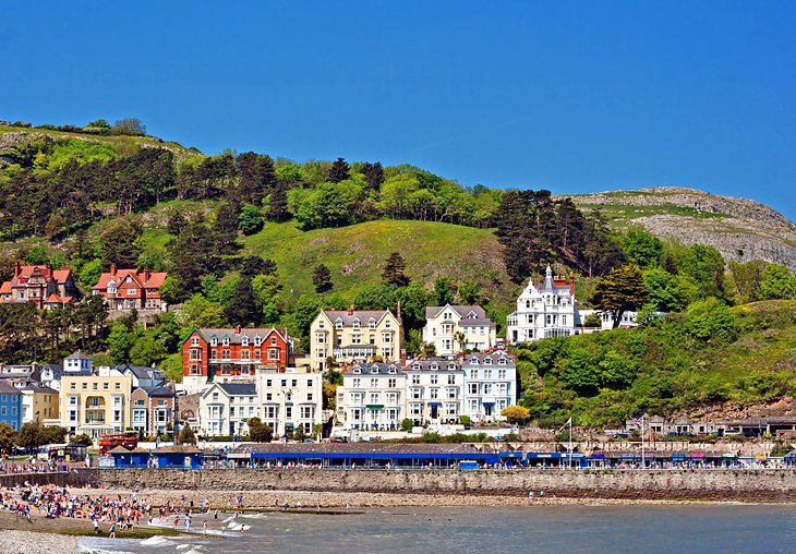 The picturesque town of Llandudno