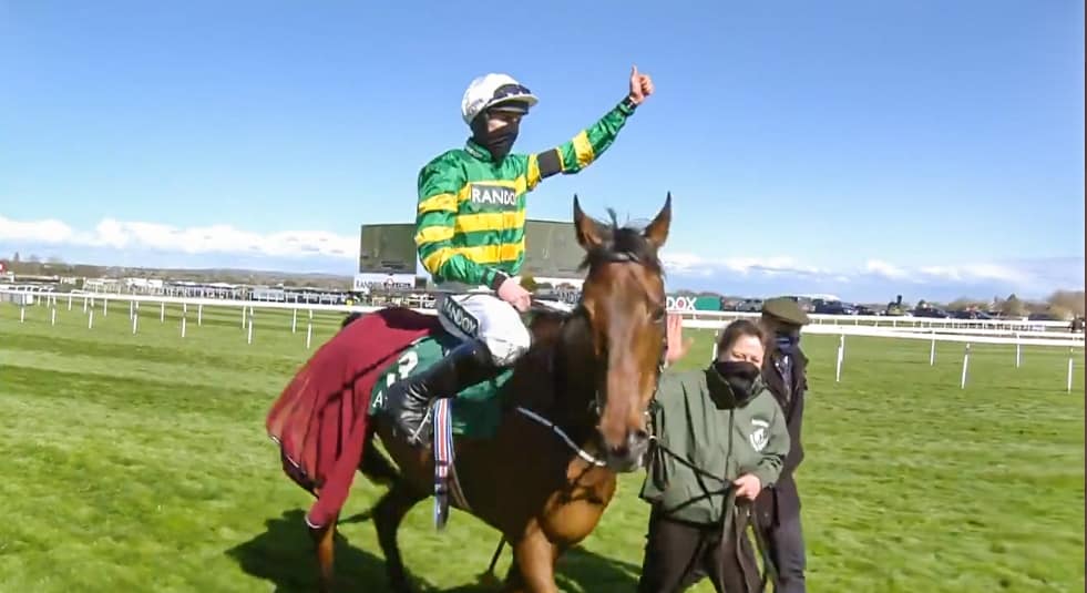 Fakir D'Oudairies was credited with the performance of the day at Aintree
