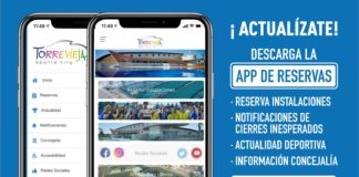 New Booking app for Torrevieja Sports City