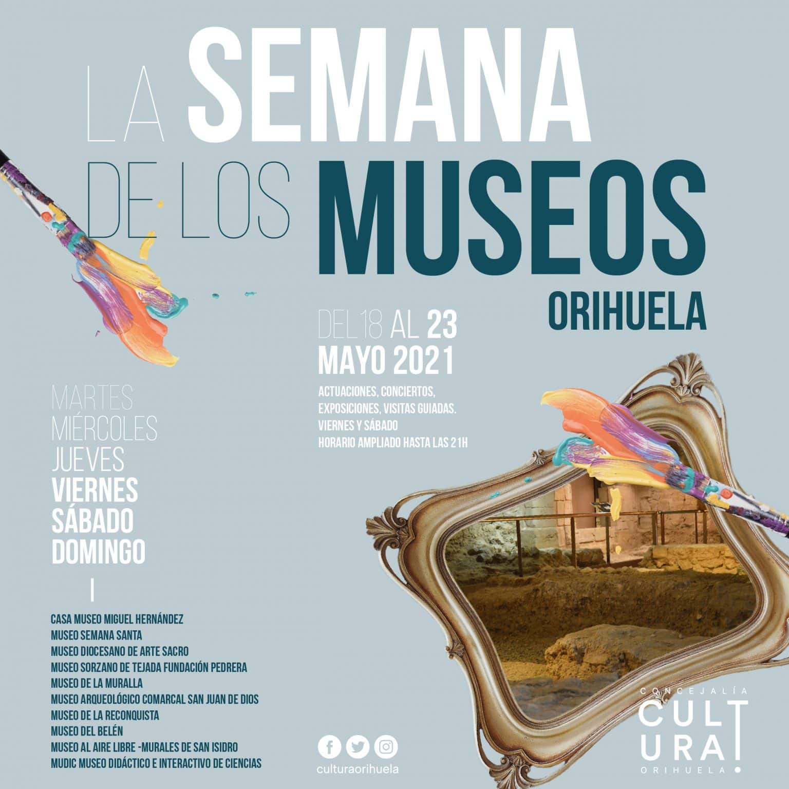 Safe activities during Orihuela’s Museum Week