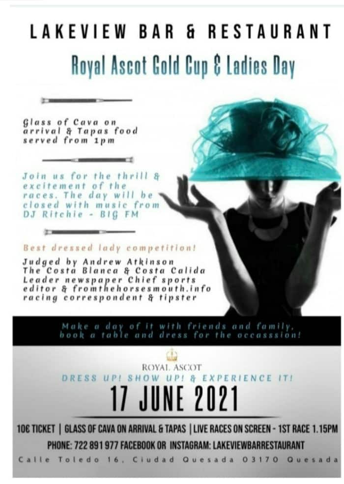 Royal Ascot Ladies Day at Lakeview Bar and Restaurant