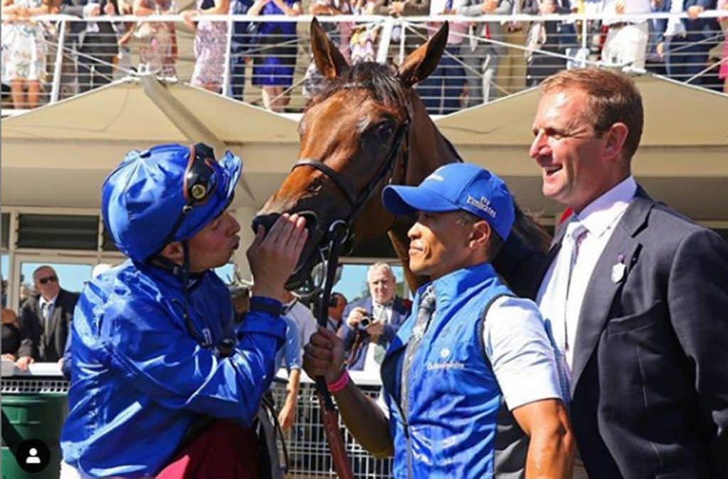 William Buick rides Space Blues (3.00) at York.