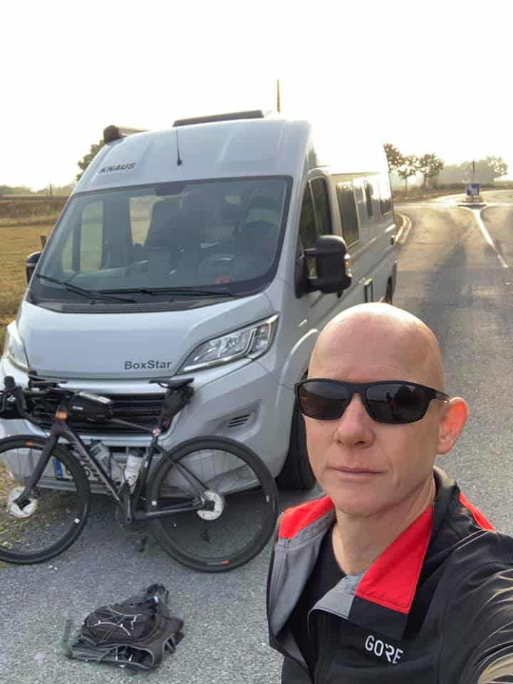 Jonathan Knight ride from Tidworth to Campoverde in Spain